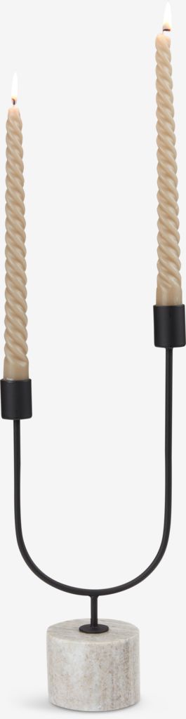 Portacandele nero – 15x7x33 cm - Image 4